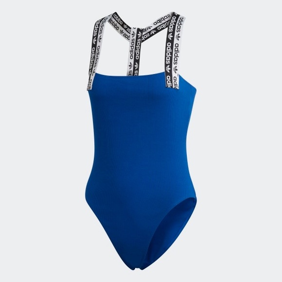 adidas bodysuit blue